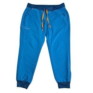 FIGS Blue Medical Scrub Jogger Pants Athletic Stretch Comfort Healthcare Uniform